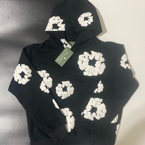 Black and White Graphic Hoodie